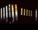 Stain glass window in Skryne Church - panorama